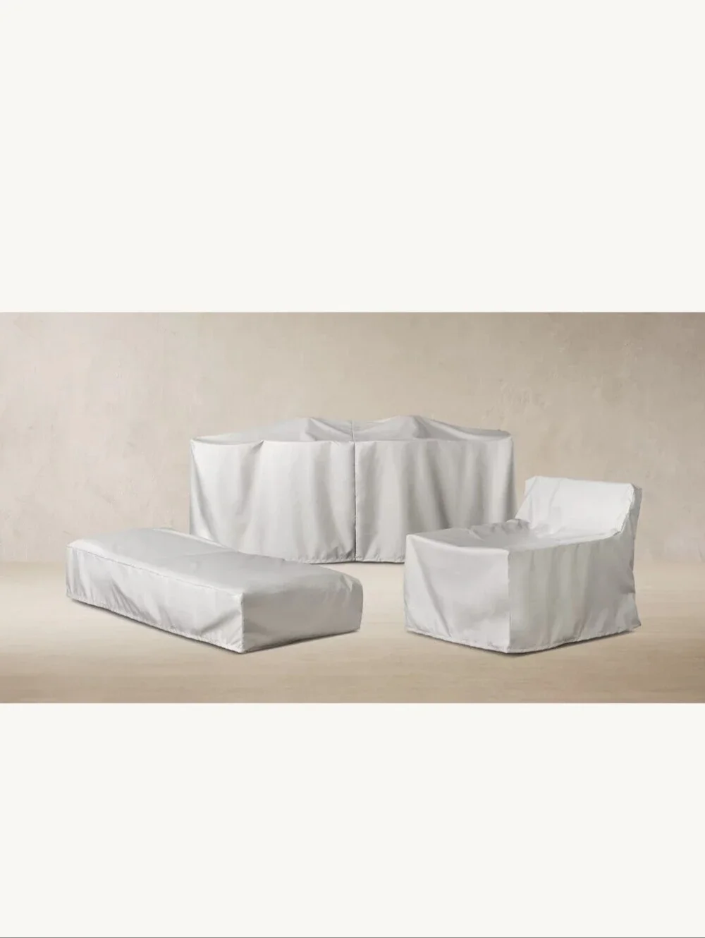 RH Restoration Hardware Mesa Lounge Chair Cover Grey Slipcover NEW 1146163